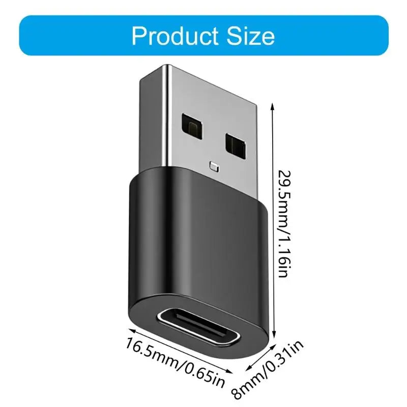 652F USB C Converter Reinforced Metal Construction USB3 0 Speed Zpaxo