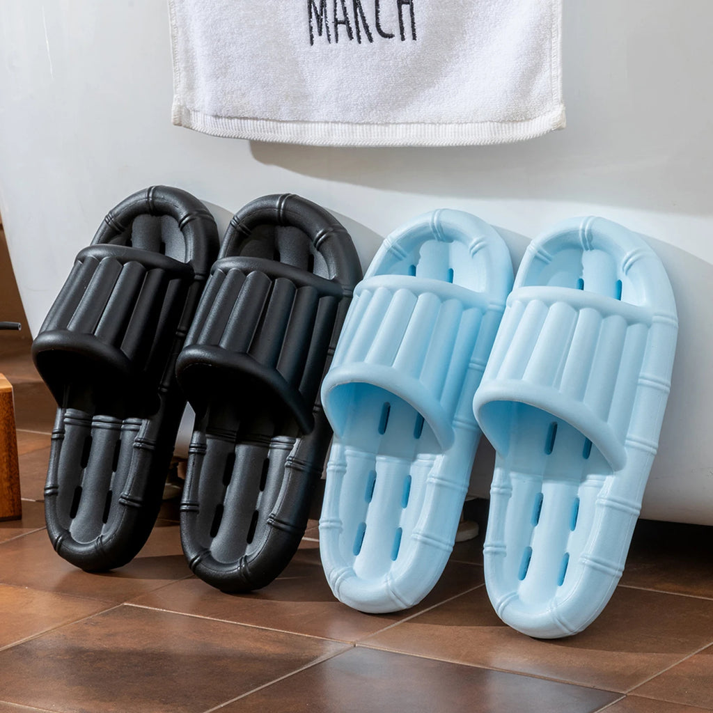 Women's Bathroom Slippers Non-slip Open Hole Hollowed-out Quick-dry
