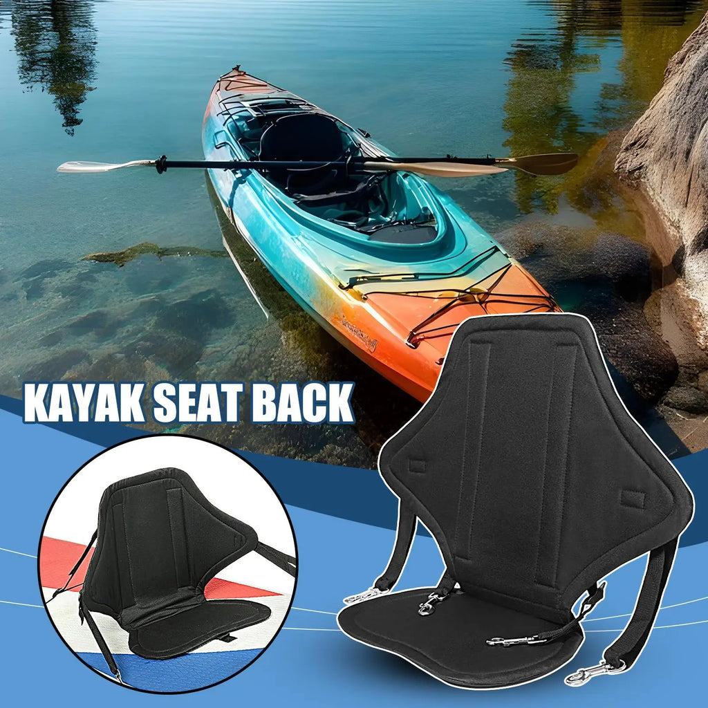Kayak Seat Cushion Storage Bag Padded Adjustable Canoe Safety