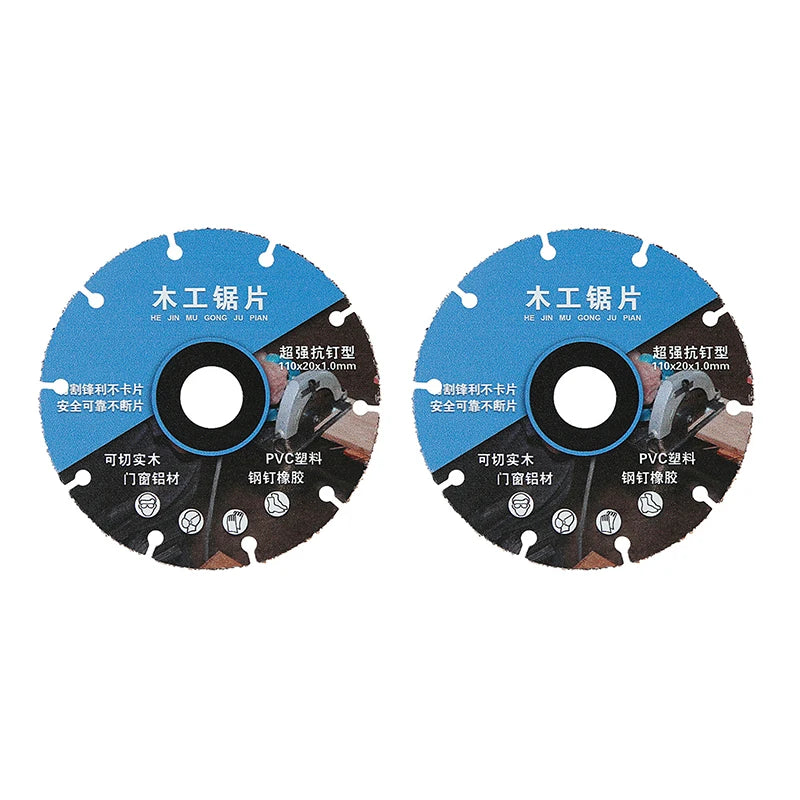 1 2 3 Multipurpose Woodworking Special Saw Blade Brazed Circular Zpaxo 2Pcs