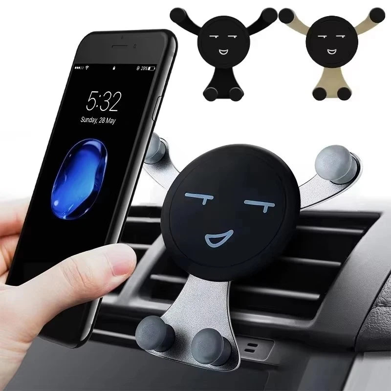 Gravity Car Vent Phone Mount – Universal GPS Holder Bracket