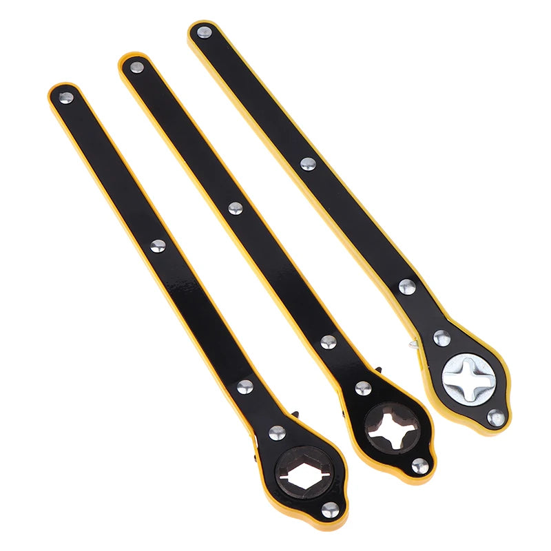 Compact Tire Removal Tool – Cross Ratchet Wrench & Car Jack
