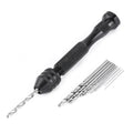 Hand Twist Drill Wide Grasp Range Chuck 10 Speed Steel Bits Wood