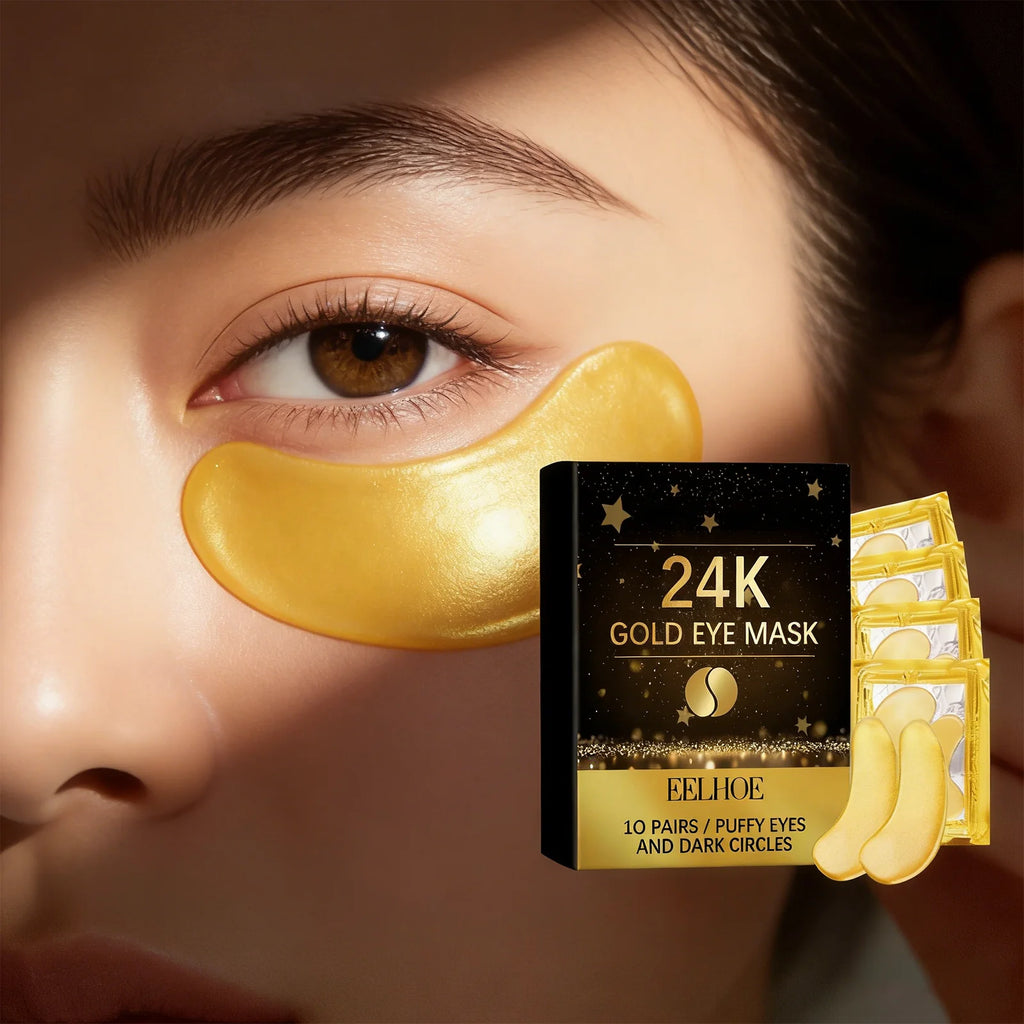 Moisturizing Repairing 24k Gold Eye Mask Barrier Protection Soothing Zpaxo