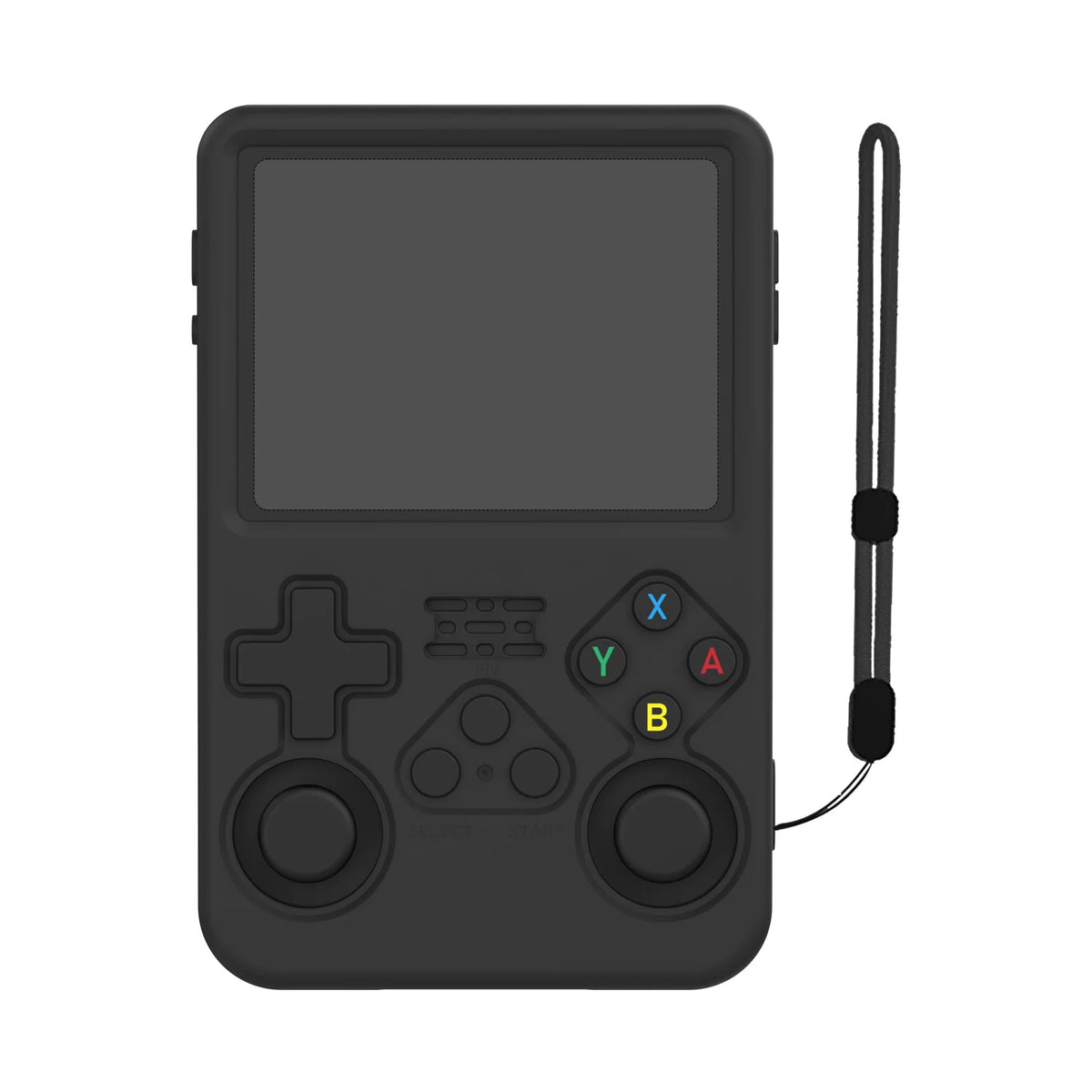 Protective case For R36S Silicone Case Soft 360° drop protection Case For R36s Handheld Game Console Accessories Zpaxo black