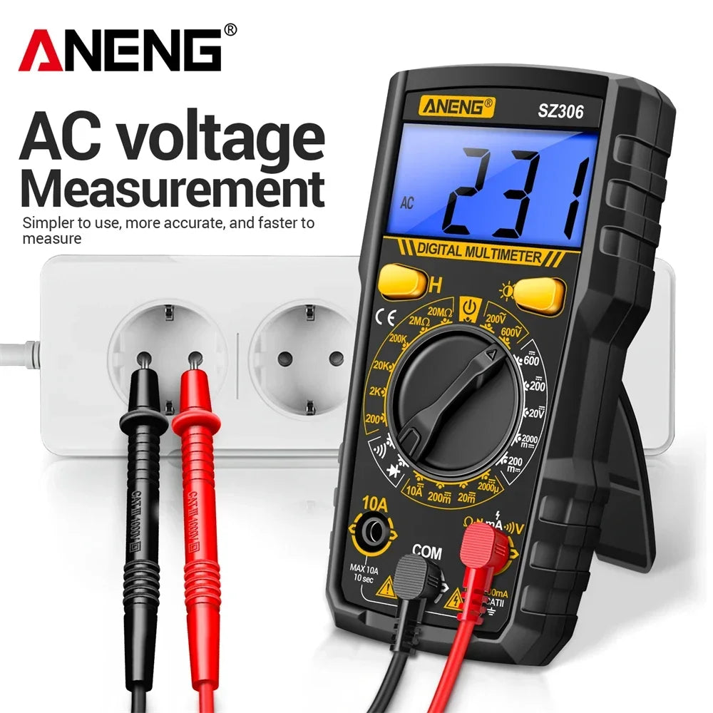 ANENG SZ306 Multimeters 10A Current Testers AC DC Voltage Diode Test