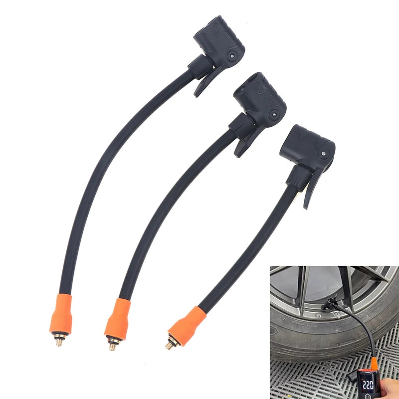 M6 Thread Locking Air Chuck with Air Tube | Tire Valve Connector