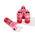 3D Cartoon Glow Tire Valve Stem Caps – Aluminum, Universal Fit