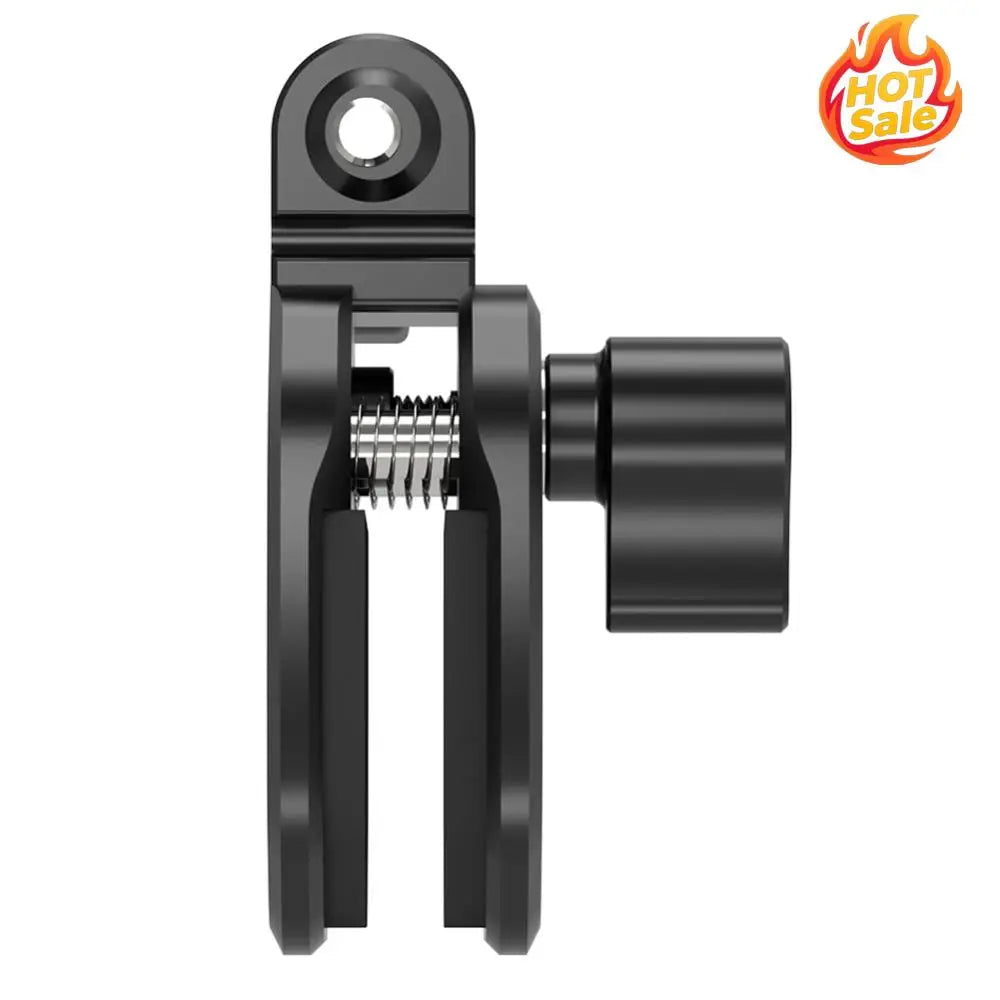 Motorcycle Windshield Clip Aluminum Alloy Mount Motorbike Windscreen Clamp Mount Bike Windshield Camera Clip for DJI Action 4 Zpaxo