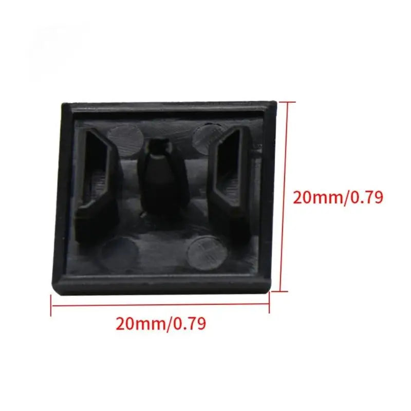 652F 10Pieces ABS Aluminium Extrusion Plugs V Slot Hole Protective Zpaxo