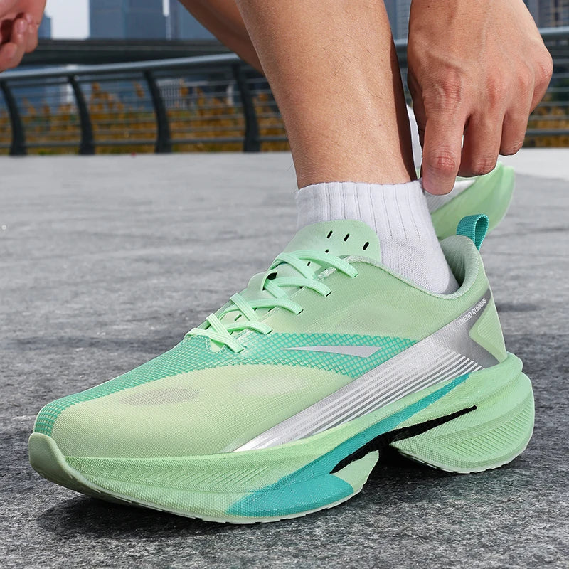 Men's Casual Sneakers Luxury Trainer Shoes Breathable Race Running