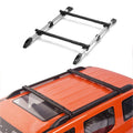 RC Car Roof Luggage Rack 1 10 Crawler Aluminum Alloy Nylon Black