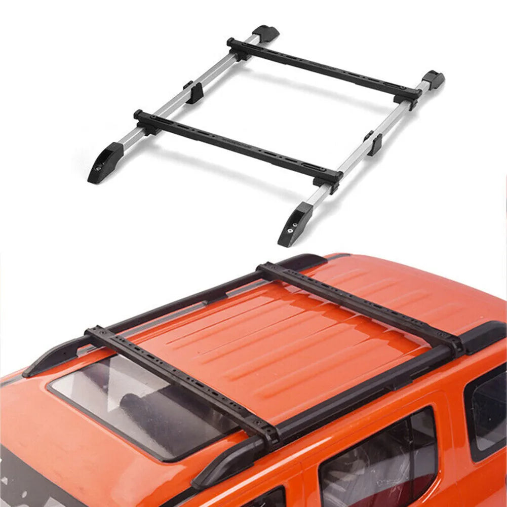 RC Car Roof Luggage Rack 1 10 Crawler Aluminum Alloy Nylon Black