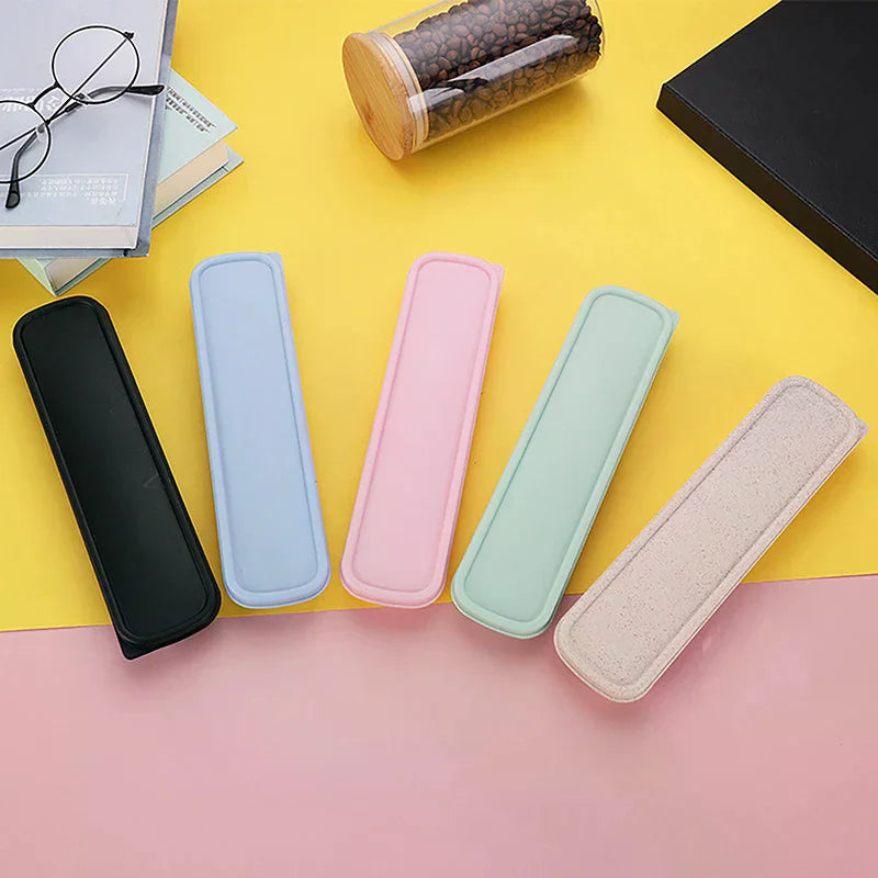 Multicolor Portable Cutlery Case Spoon Fork Tableware Box Storage Zpaxo