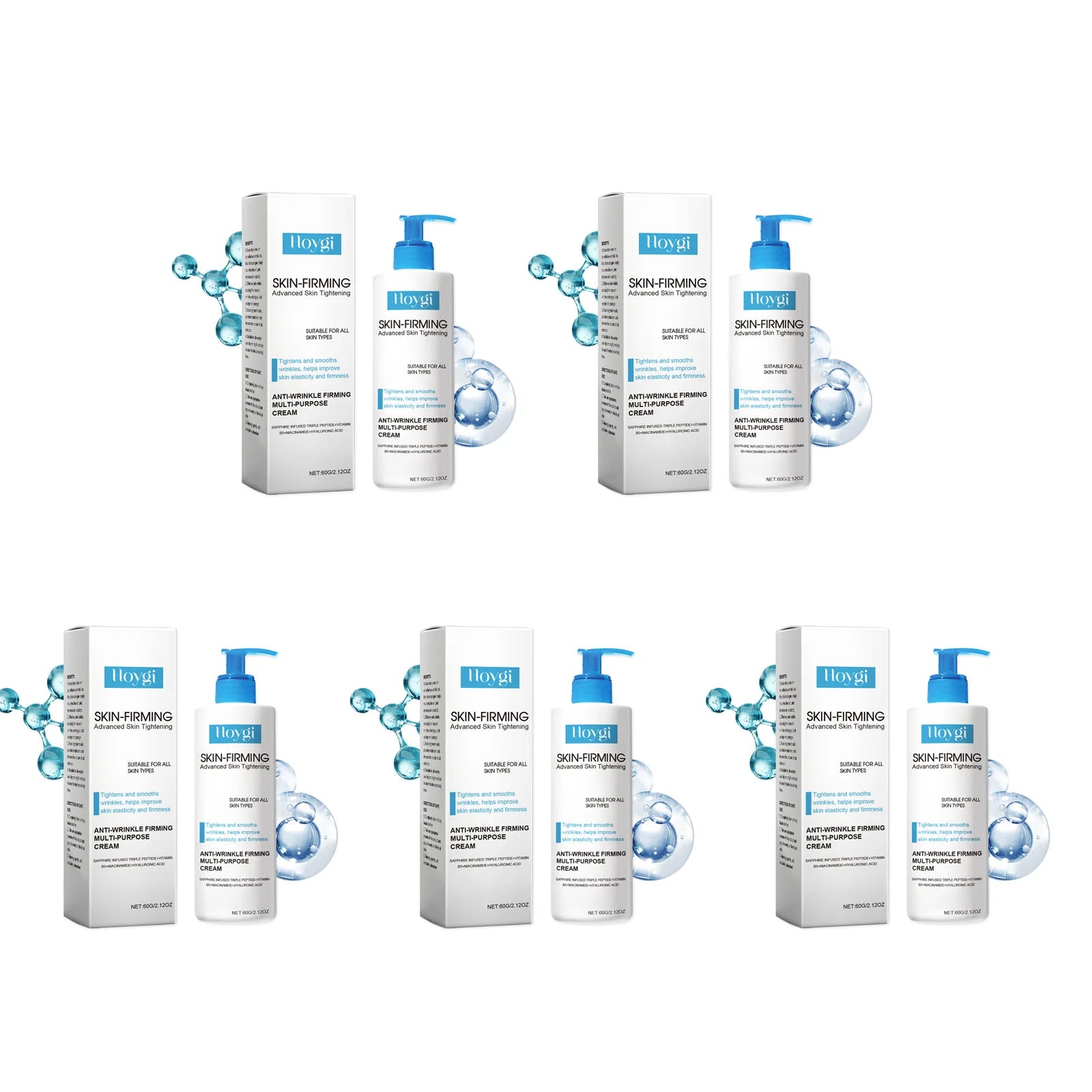 Hoygi Body Firming Cream – Tighten, Lift & Brighten Skin Body Firming Cream Zpaxo 5Pcs