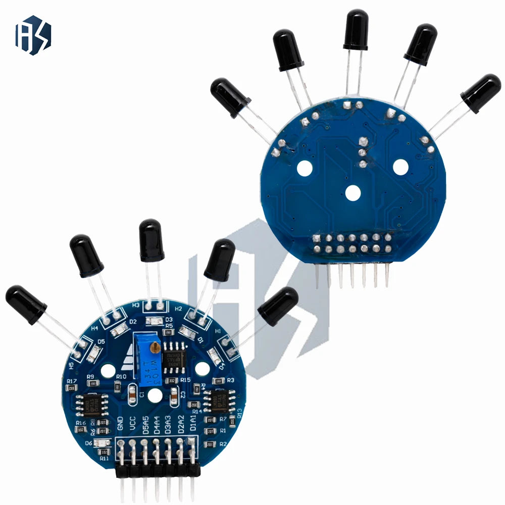 Arduino 5 Channel Flame Sensor Board Analog Digital Dual Signal Zpaxo