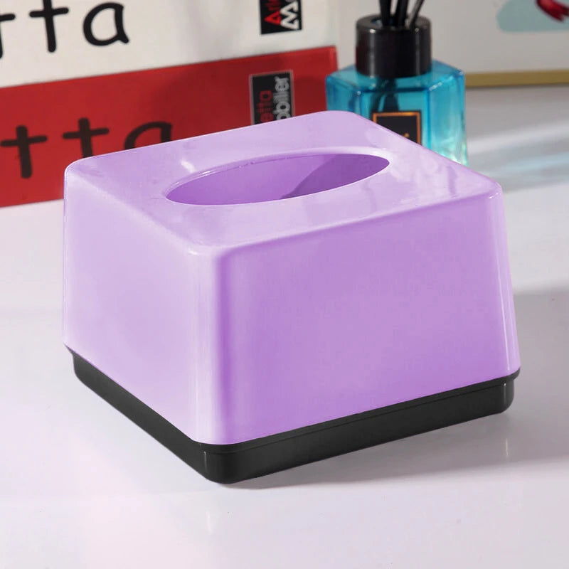 Modern Plastic Square Tissue Box Cover Holder-decorative Holder Zpaxo A5