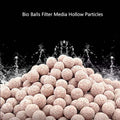 Fish Tank Filter Material Quartz Ball Pill Pond Water Purification Aquarium Shop Filter to Remove Yellow Water Bacteria Hollow Zpaxo 100G