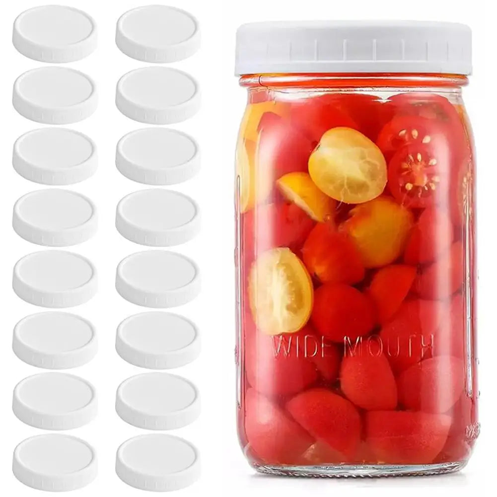 86mm Wide Mouth Mason Jar Lids – Reusable, Leak-Proof Seal Mason Jar Lids Zpaxo