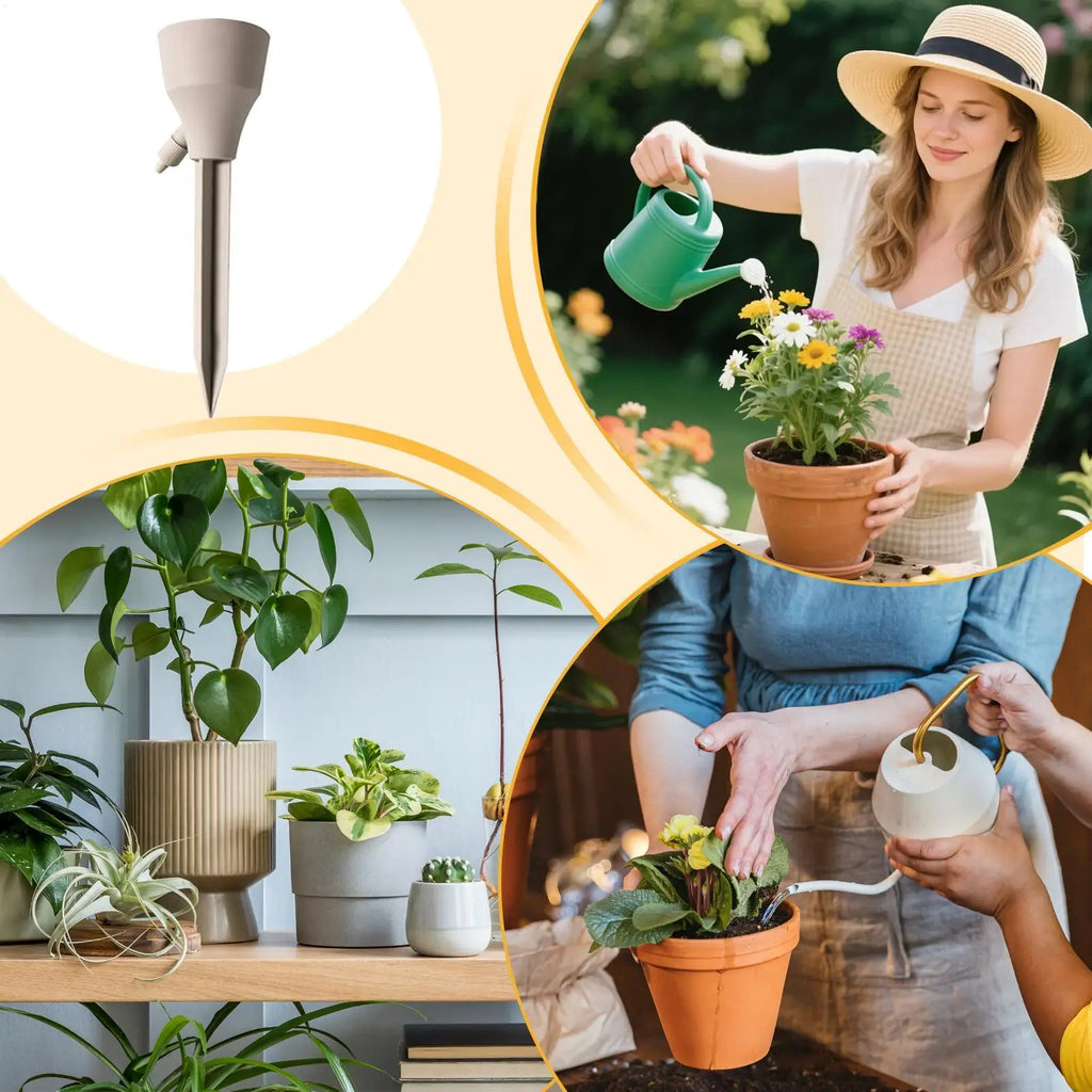 Watering Spikes 3Pcs Adjustable Drip Irrigation System Automatic Self Watering Spikes For Plants Indoor Outdoor Potted Plants Zpaxo