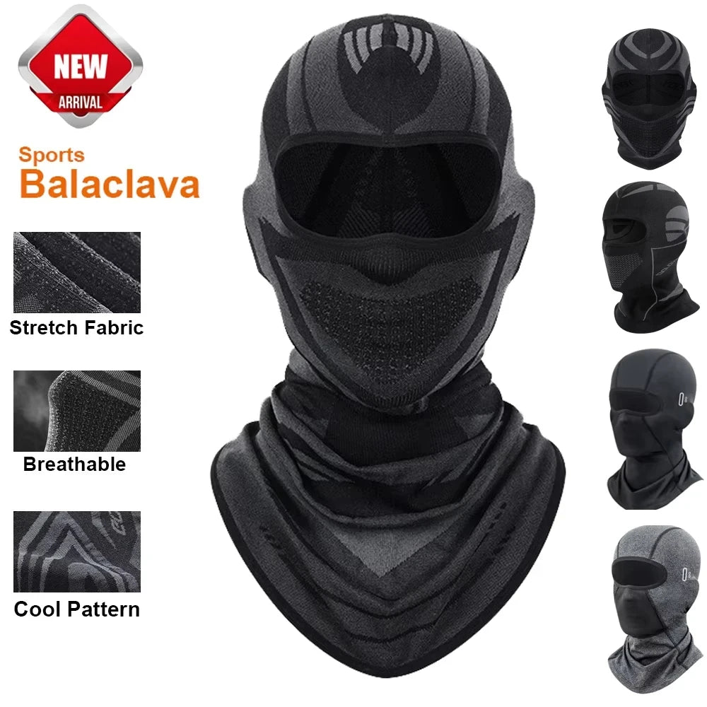 Winter Breathable Balaclava Motorcycle Full Mask Cycling Mask Helmet Hood Moto Riding Neck Face Mask Climbing Fishing Skating Zpaxo