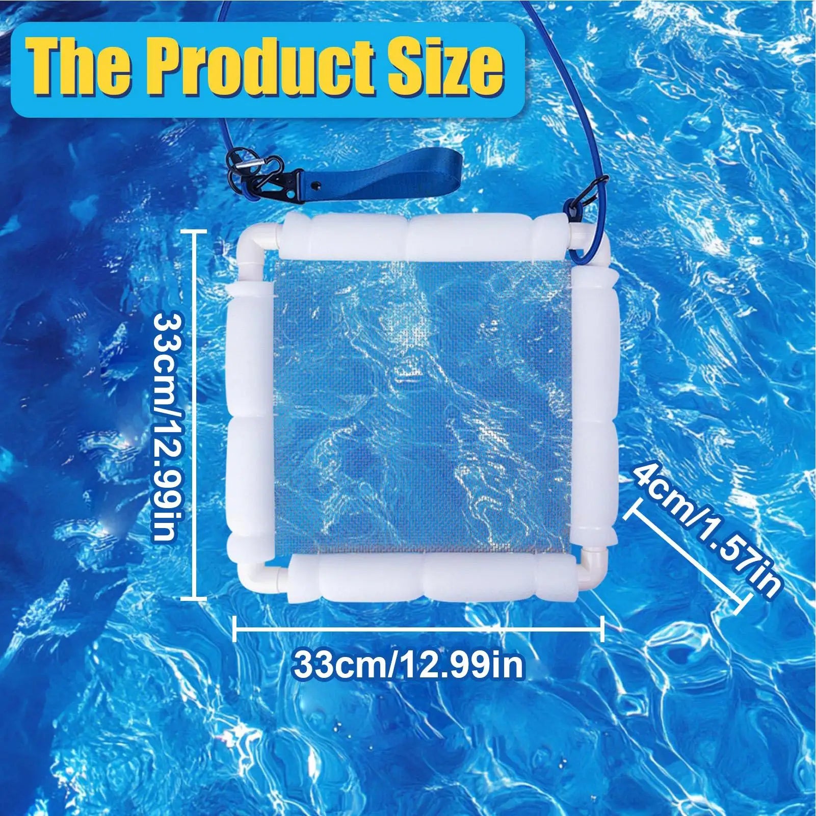Shark Tooth Sifter Floating Sieve Screen With Wrist Strap Beach Sand Sifter For Garden Sea Shore River Lake Stream Backyard Park Zpaxo