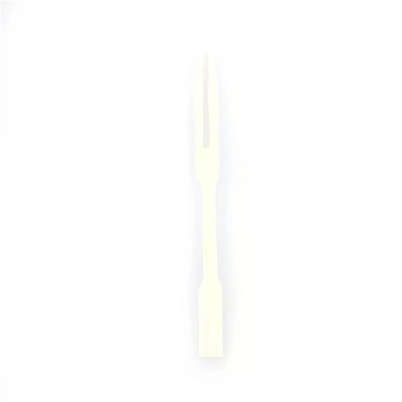 Bamboo Disposable Wooden Dessert Forks Fruit Fork Tableware Party Zpaxo