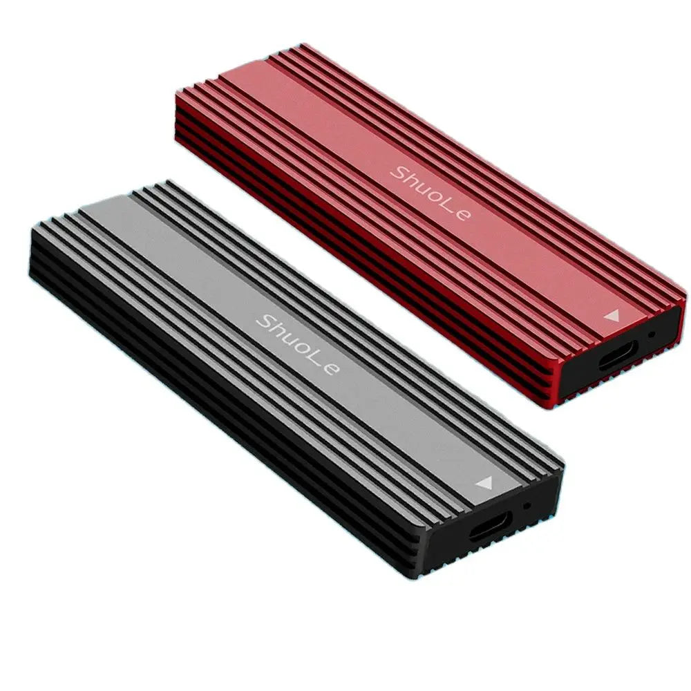Hard Drive Enclosure M.2 NVMe Type-C All Aluminium Solid State Mobile Hard Drive Case High Speed 10Gbps Transport Zpaxo