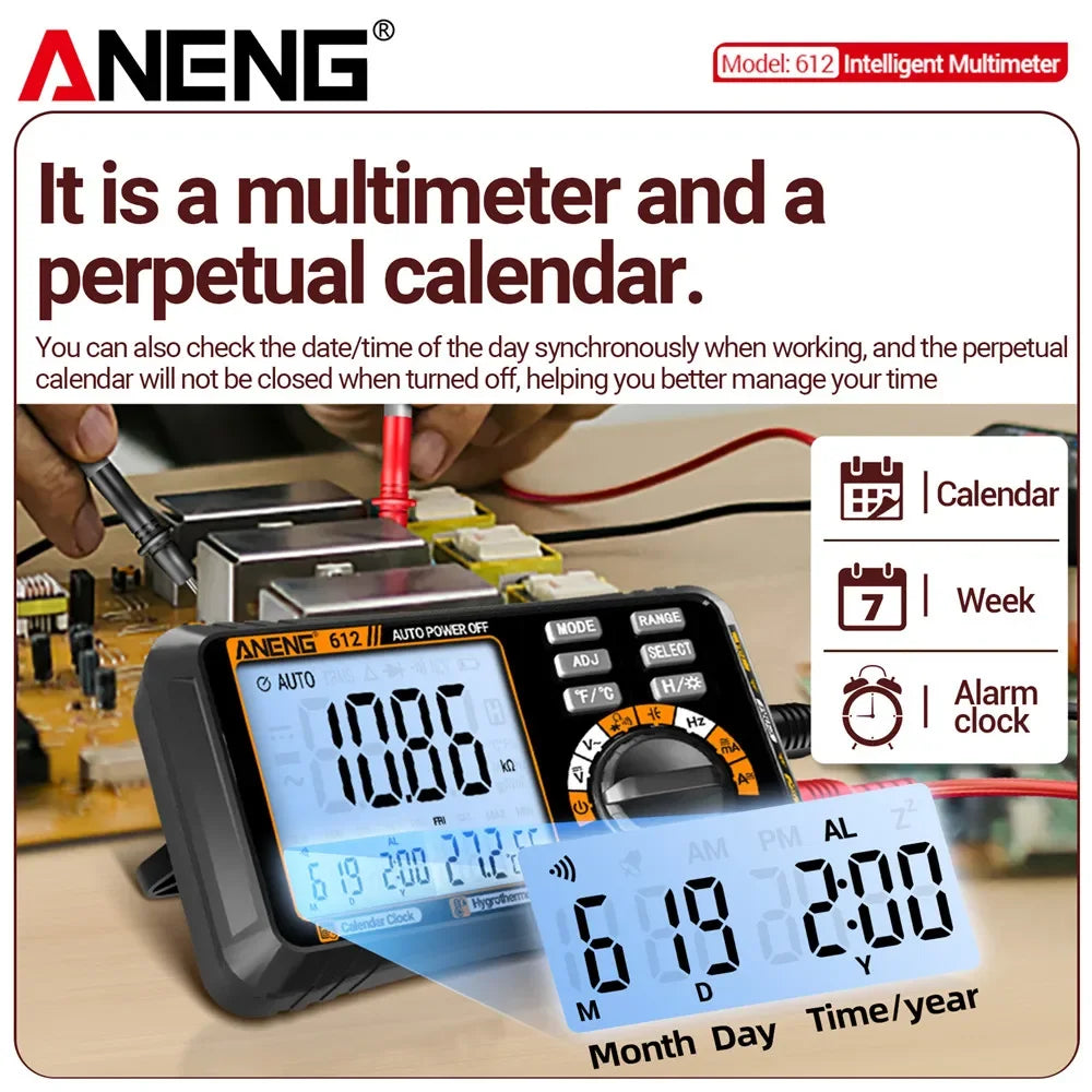 Smart Digital Multimeters Professional 2 in1 AC DC Current Voltage