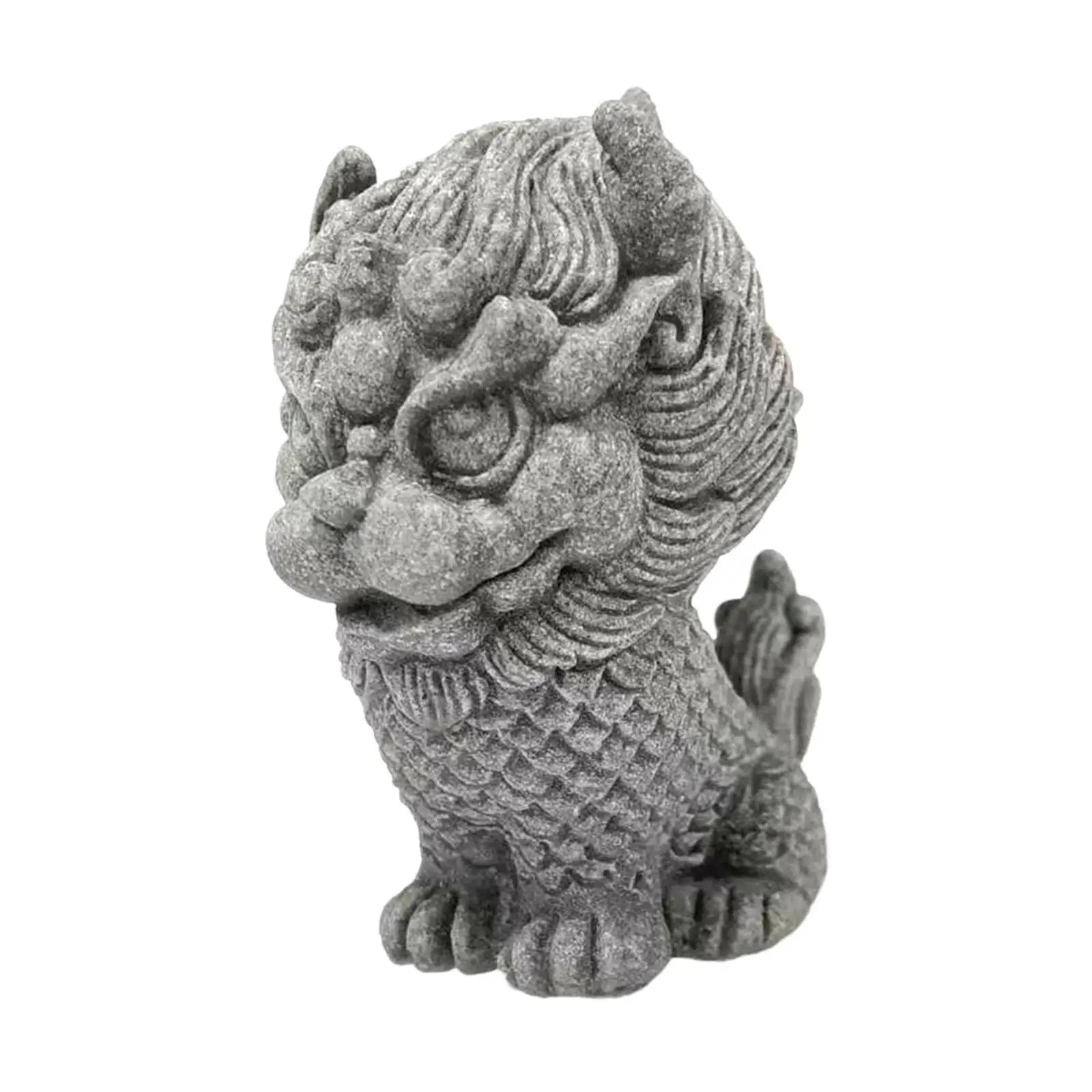 Sandstone Statue Miniature Antique Gardening Landscape Ornament for Indoor Outdoor Hotel Tabletop Living Room Decoration Zpaxo Style C