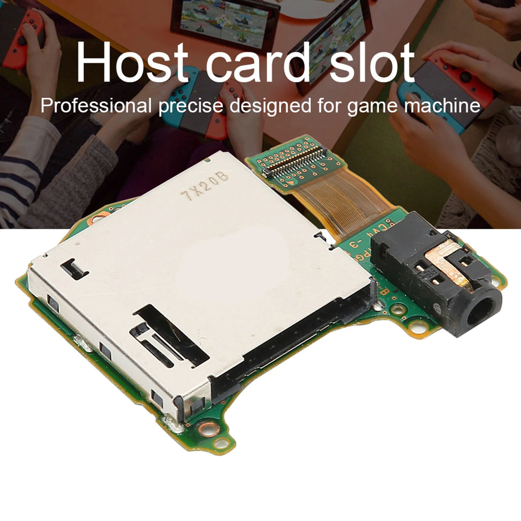 Game Reader Card Slot Cartridge Host Tray Earphone Hole Port Fit
