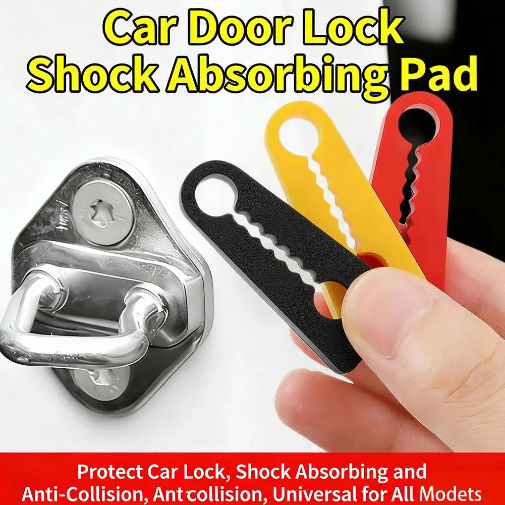 4-Pack Silicone Car Door Lock Shock Absorber Pads – Universal Car Door Buffer Pad Zpaxo