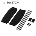 Car Sun Shade Side Window Roller Blind Auto Retractable UV Block Zpaxo Black