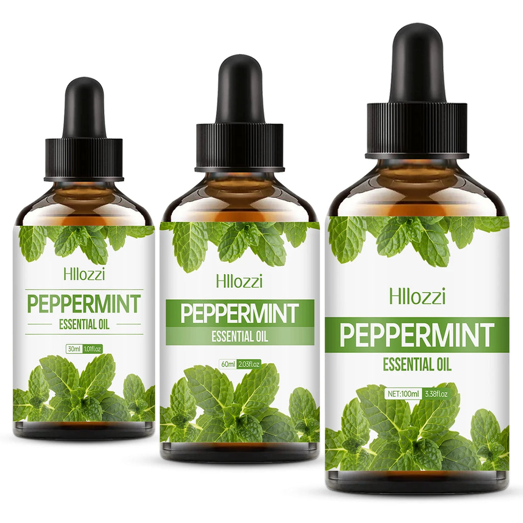 100ml/60ml/30mlPeppermint essential oil hydrating multifunctional essential oil aromatherapy candle car diffuser Zpaxo