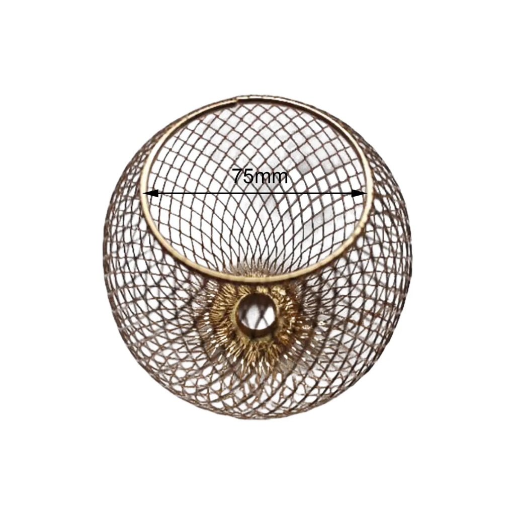 Iron Wire lampshade woven decorative chandelier lampshade retro style for restaurants and living rooms indoor lighting Zpaxo