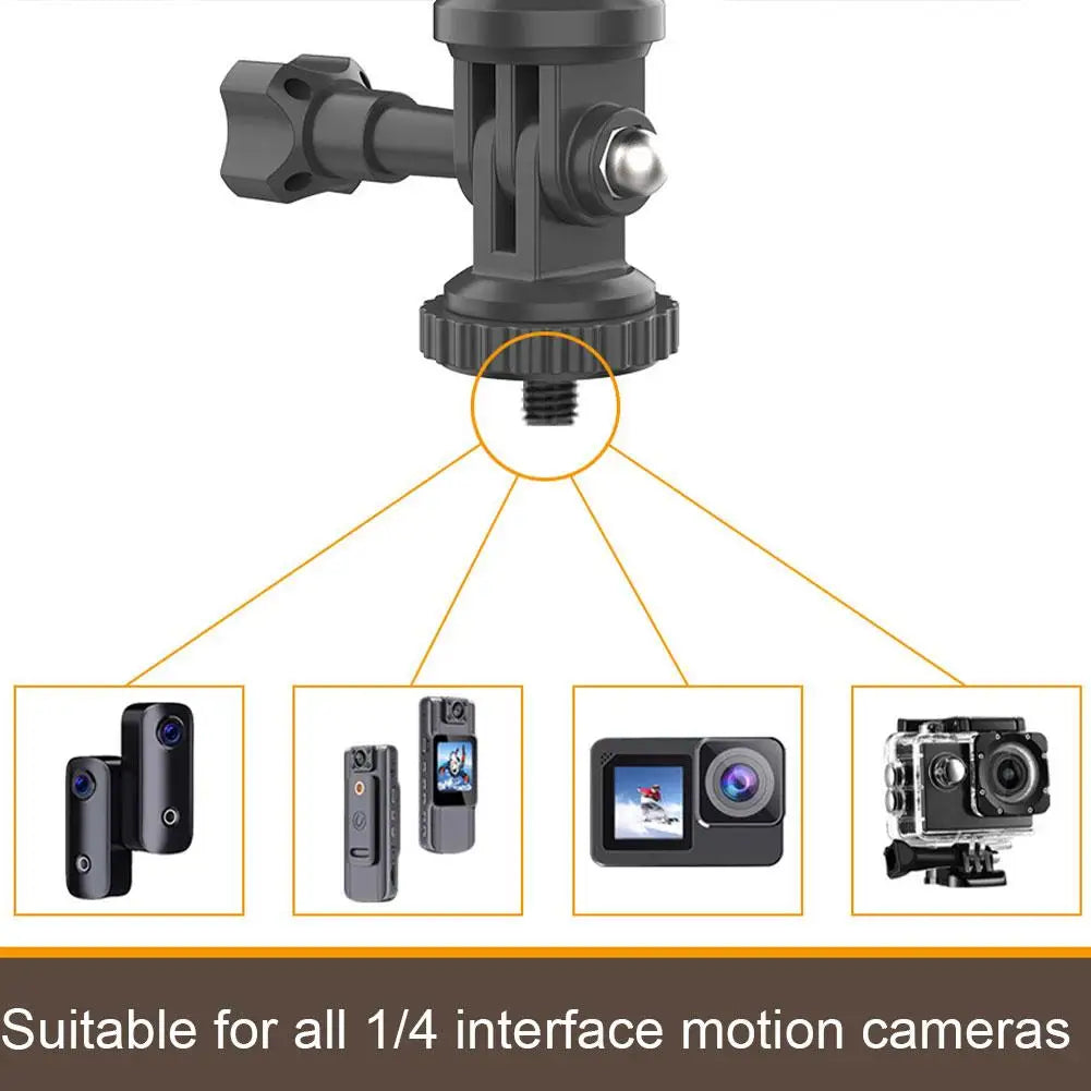 Suction Cup Car Mount for Insta360 X4 X3 GoPro 12 11 10 9 Action Camera Mount Zpaxo