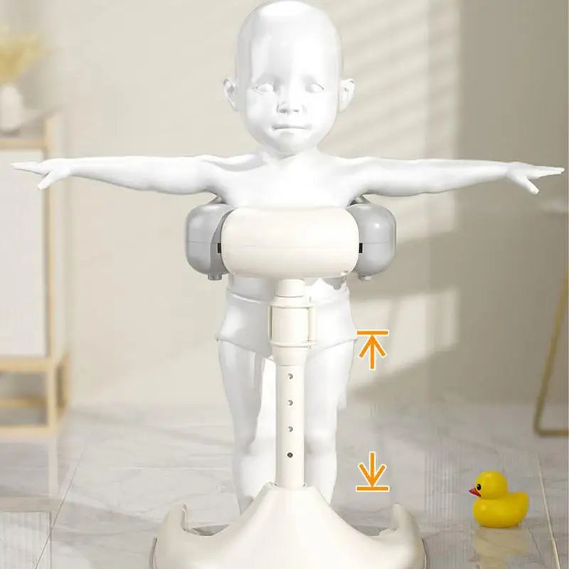 Baby Standing Bath Anti Slip Support Foldable Infant Stand Adjustable