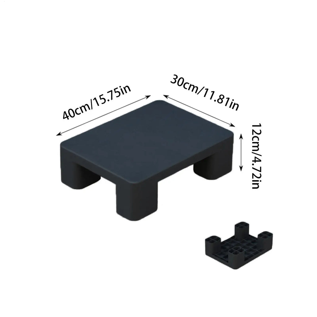 Storage Risers for Basement Floor 250kg Load Capacity Lightweight Risers Interlocking Storage Pad for Indoor Outdoor Garage Zpaxo