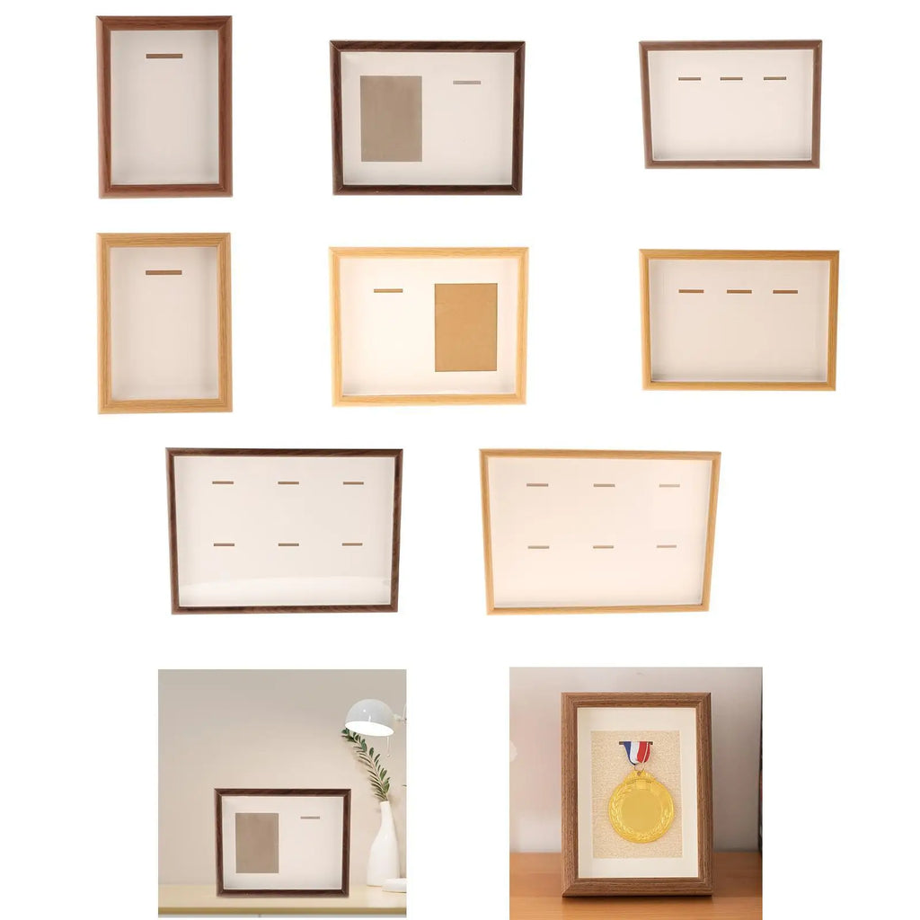 Medal Storage Shadow Box Frame Photo Gymnastics Pins Zpaxo