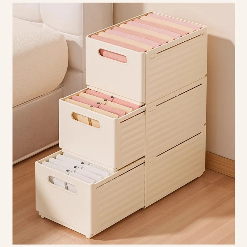 Adjustable Clothes Storage Box Closet Organizer Categorized Clothing Organizer Kitchen Cabinet Storage Bin Home Organizer Zpaxo