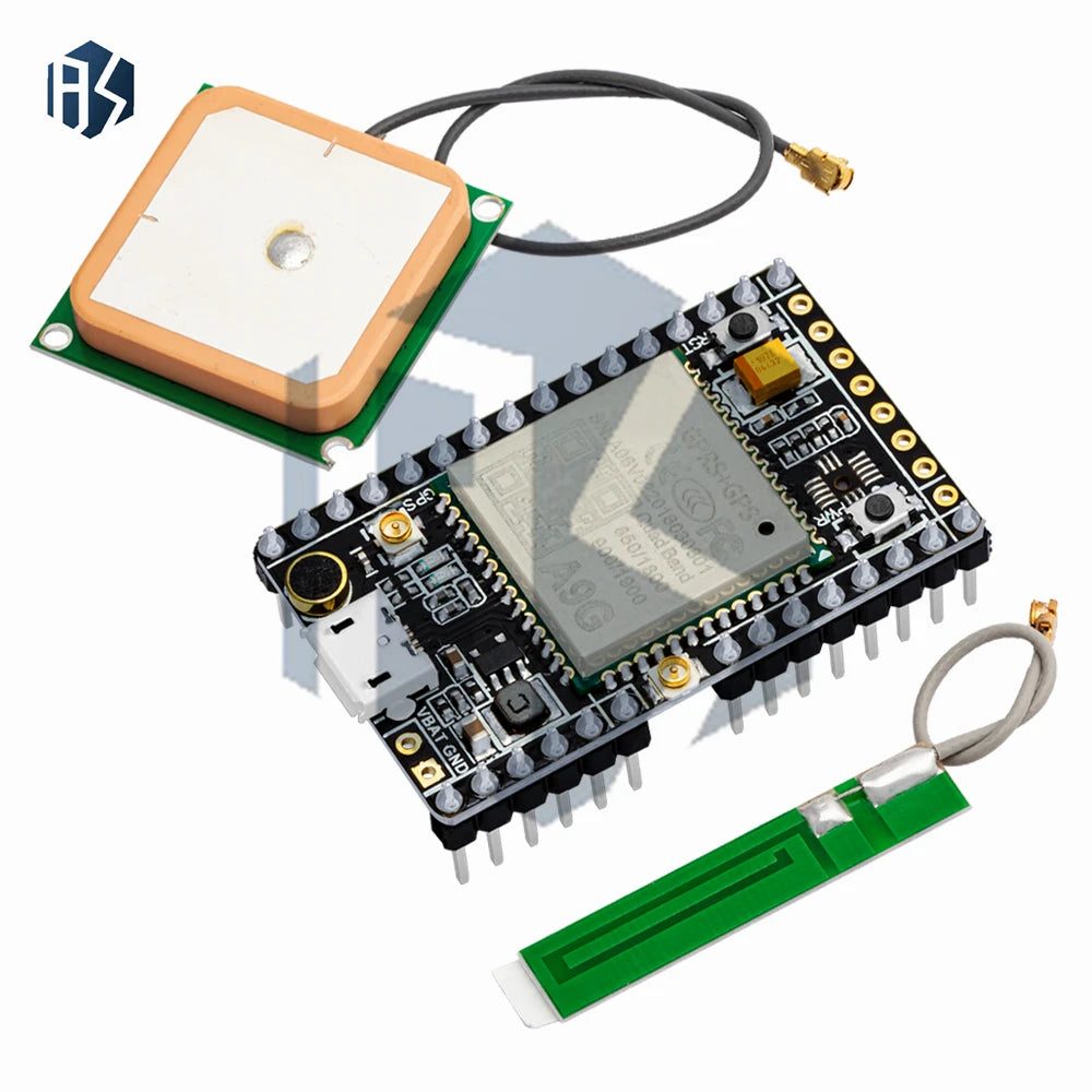 RCmall GPRS GSM A9G Pudding GSM+GPS BDS Development Board SMS Voice Zpaxo