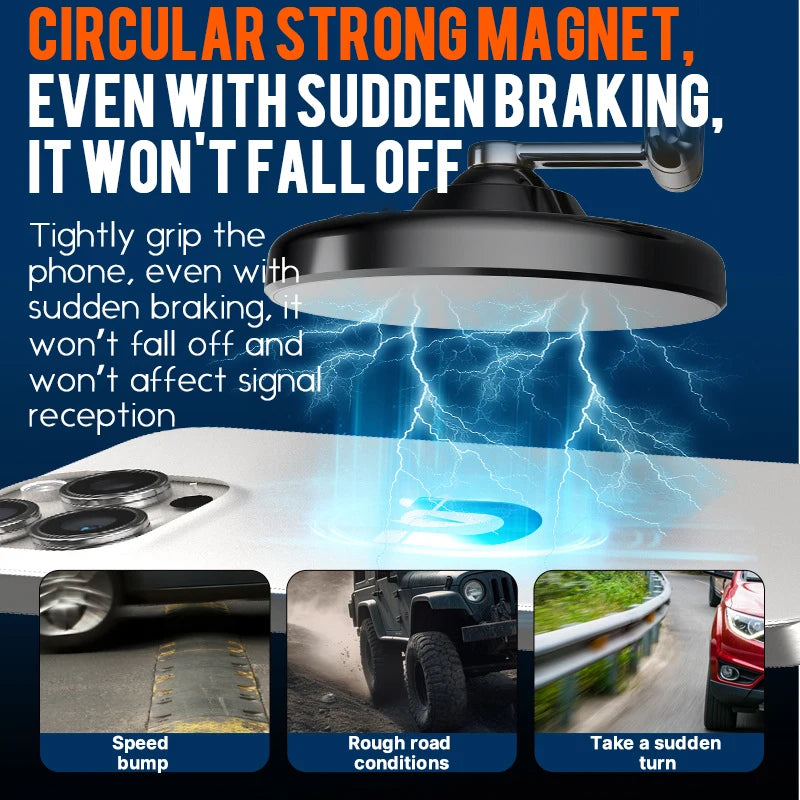 360 Rotatable Magnetic Car Mount Phone Holder Lazy Multi-functional