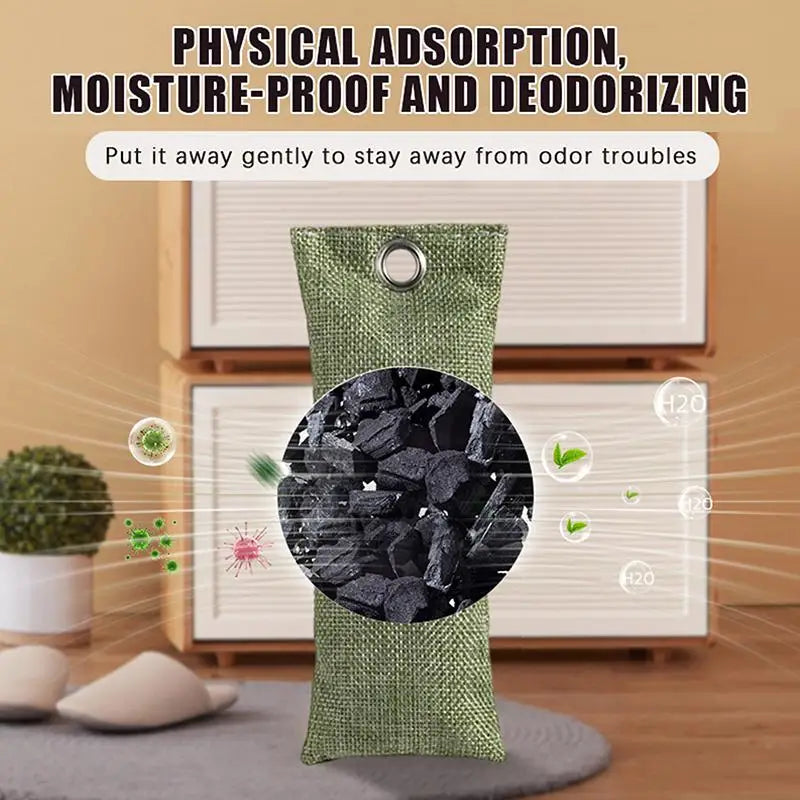 Bamboo Charcoal Air Purifying Bags Eco-friendly Odor Remover 10 20 Zpaxo