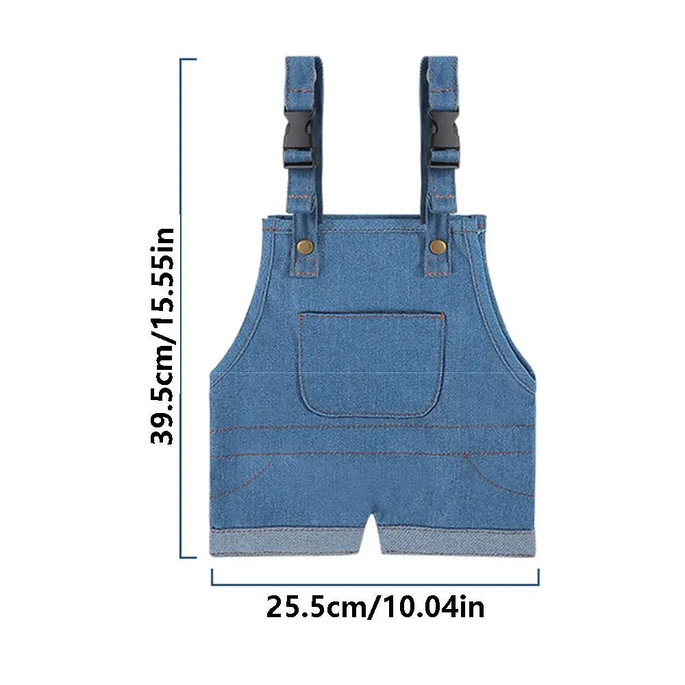 1 Design Jeans Shape Car Tissue Box Creative Denim Overalls Storage Zpaxo