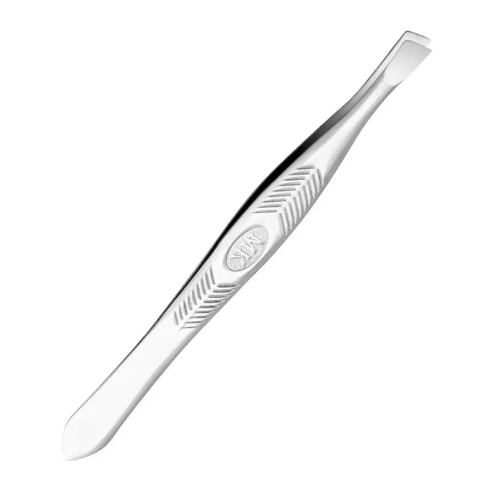 Stainless Steel Eyebrow Grooming Tweezers Straight Mouth Diagonal Zpaxo