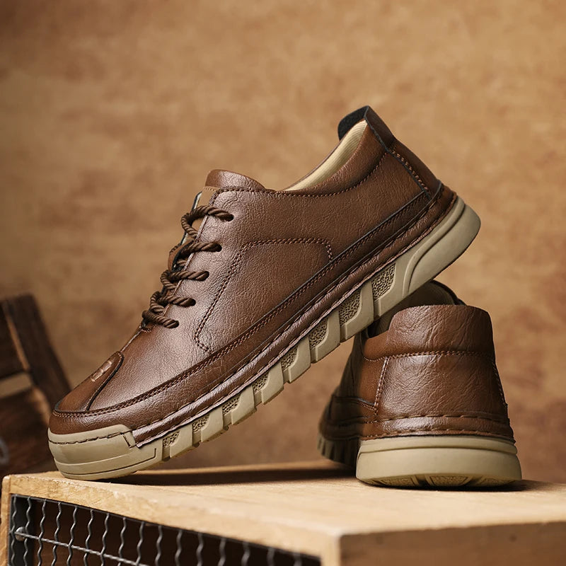 Men's Casual Sneakers Luxury Trainer Shoes Breathable Race Running