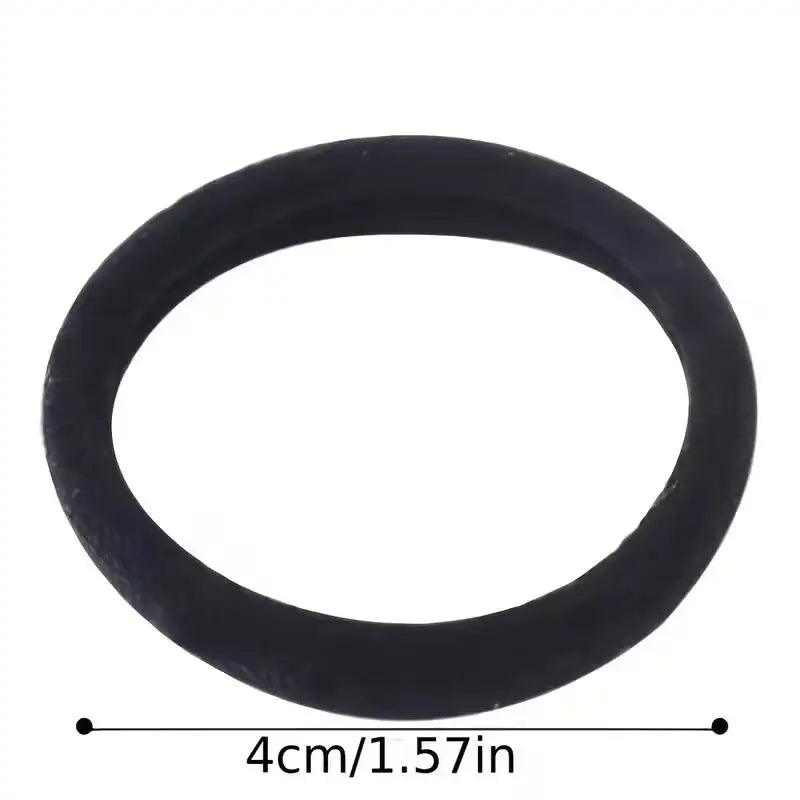 50pcs Black Elastic Hair Ties – Seamless Design, Gentle on Hair, Easy to Use, Everyday Essentials Zpaxo