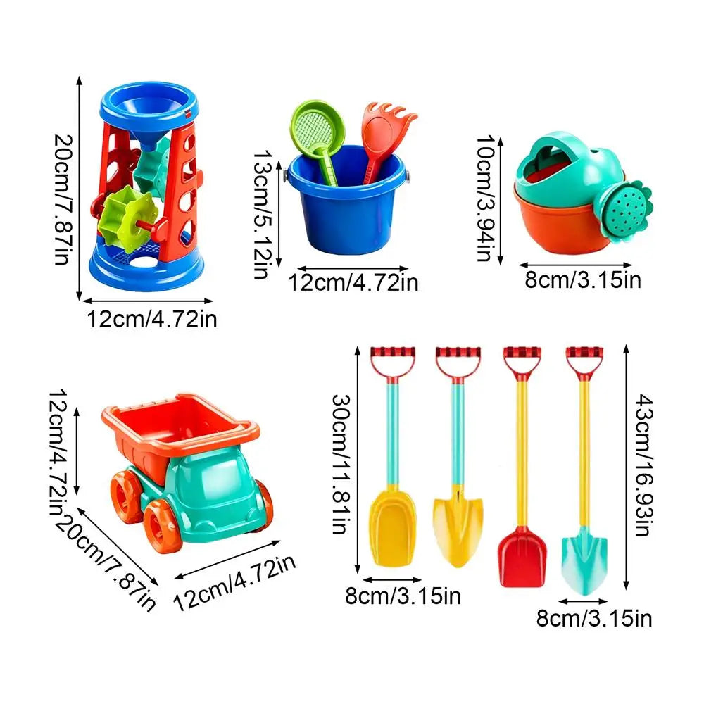 Beach Toys Kids Outdoor Sand Game Children's Girls Boys Ages 3-10 Zpaxo Blue China Mainland