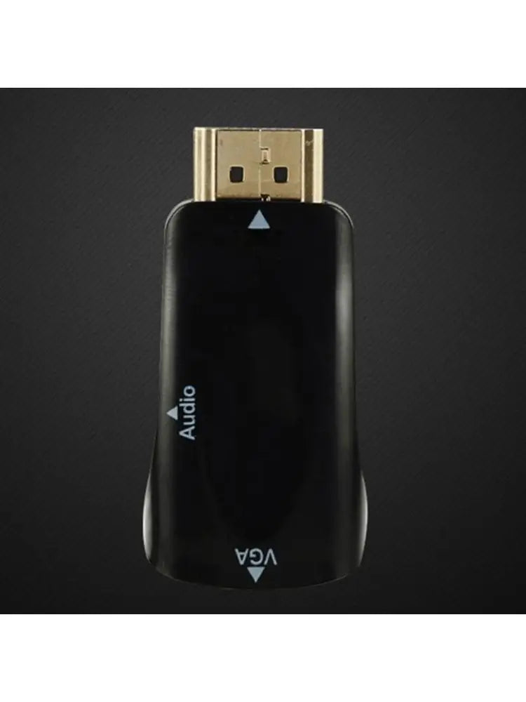 652F Compactly HDTV VGA Converter 1080P Resolution Audios Support Zpaxo