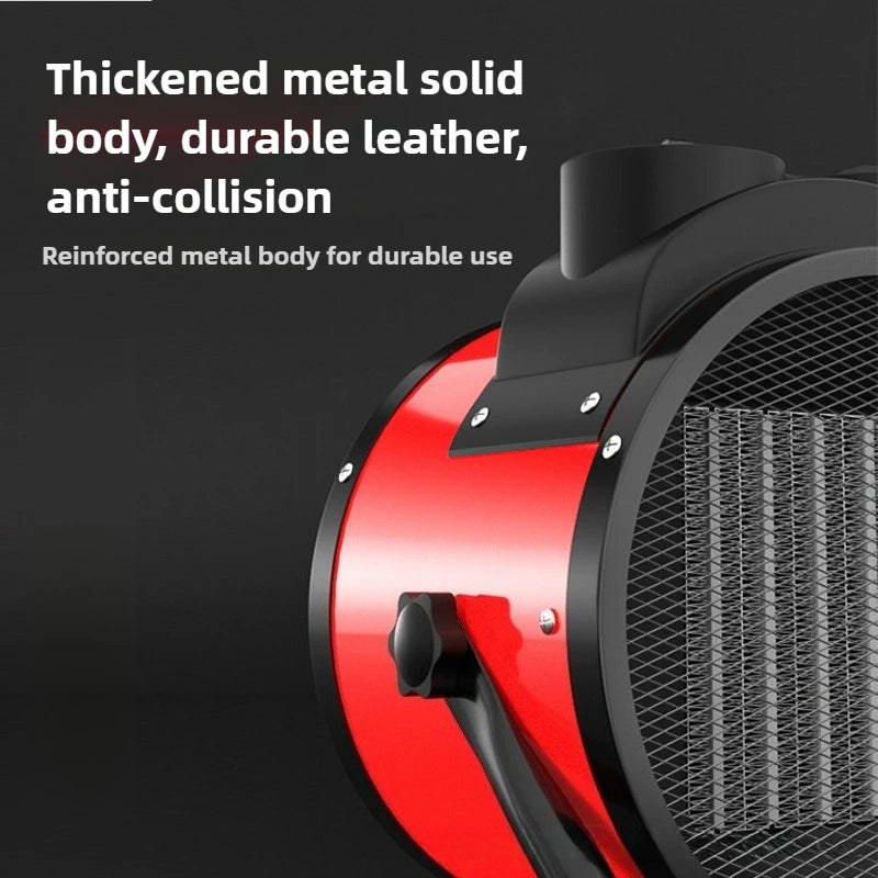 Electric Heating Fan 2000W Portable Space Heater Adjustable Thermostat 2 Heat Settings + Fan Mode Overheat & Tip-Over Protection Zpaxo